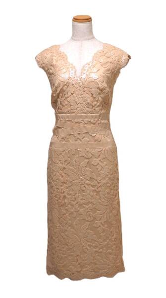 TADASHI SHOJI タダシショージ PINK/BEIGE ワンピース 「12 」/ XL