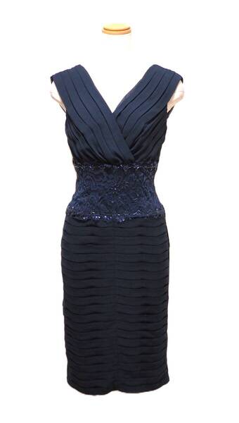 TADASHI SHOJI タダシショージ NAVY ワンピース 「2 」/ 7号程度