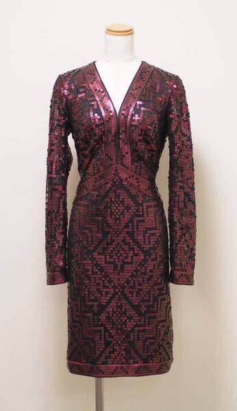 TADASHI SHOJI タダシショージ PINK & BLACK ワンピース 11号程度