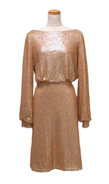 TADASHI SHOJI タダシショージ PINK/BEIGE ワンピース 「S 」/ 9号程度