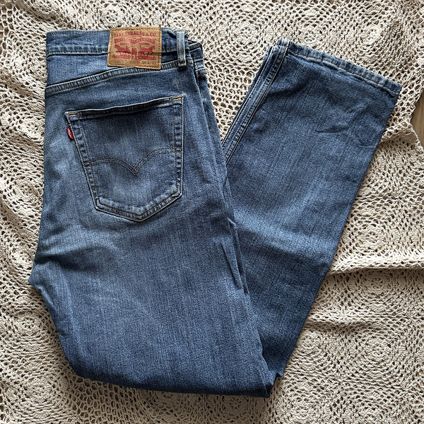 【古着】LEVI'S(リーバイス)505 ストレートデニム ジーンズ ブルーW36L32