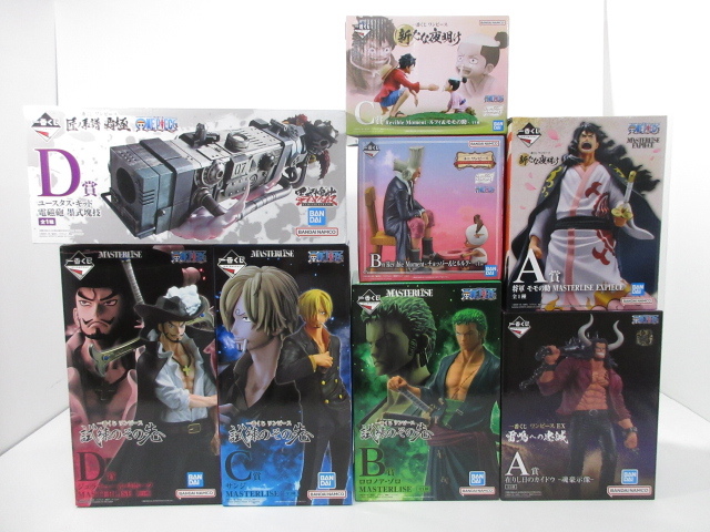 BANPRESTO - ワンピース フィギュア まとめ ルフィ サンジ サン五郎 ハンコック  ミホーク ワンピース 一番くじ FULL FORCE C賞 サン五郎 full blow サンジ
