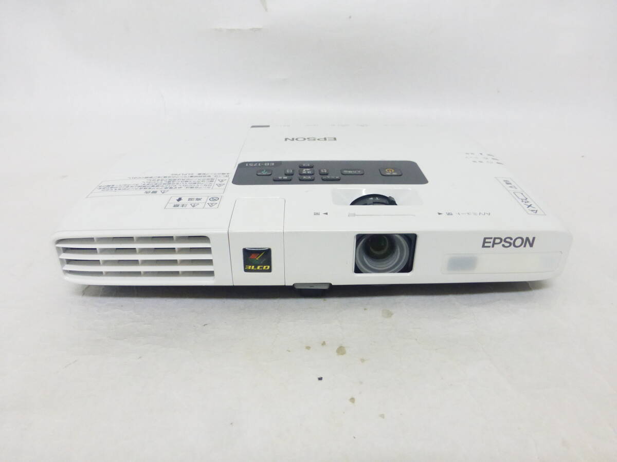 【極美品】EPSON EB-1751 プロジェクター 本体 51時間 Yahoo!オークション -「eb-1751」の落札相場・落札価格