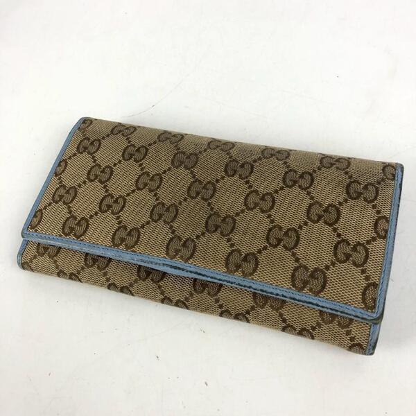 GUCCI グッチ GGキャンバス 長財布 レディース ブランド 財布 カードケース カード入れ お札入れ 小銭入れ コインケース
