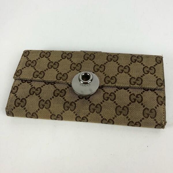 GUCCI グッチ GGキャンバス 長財布 レディース ブランド 財布 カードケース カード入れ お札入れ 小銭入れ コインケース