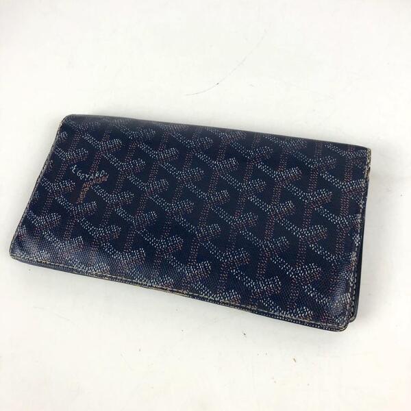GOYARD ゴヤール リシュリュー 長財布 ブルー メンズ ブランド 財布 カードケース カード入れ お札入れ 小銭入れ コインケース