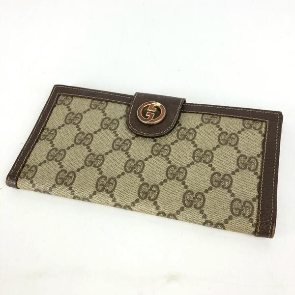 GUCCI グッチ GGスプリーム 長財布 レディース ブランド 財布 カードケース カード入れ お札入れ 小銭入れ コインケース