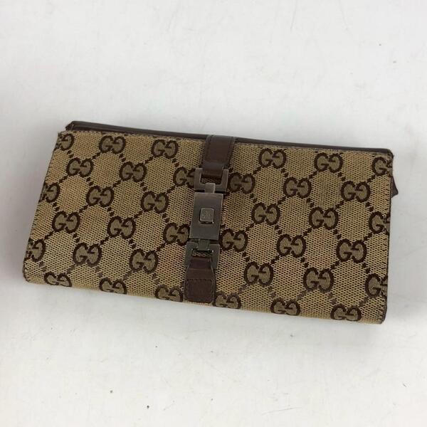GUCCI グッチ ジャッキー 長財布 GGキャンバス メンズ ブランド 財布 カードケース カード入れ お札入れ 小銭入れ コインケース
