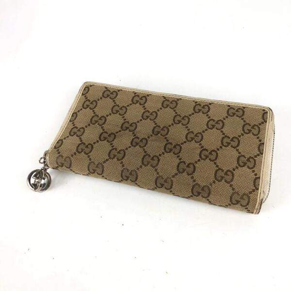 GUCCI グッチ GGキャンバス 長財布 レディース ブランド 財布 カードケース カード入れ お札入れ 小銭入れ コインケース