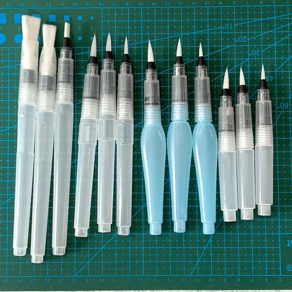 水筆ペン 12本セット ウォーターブラシ 12種類 多ラインナップ