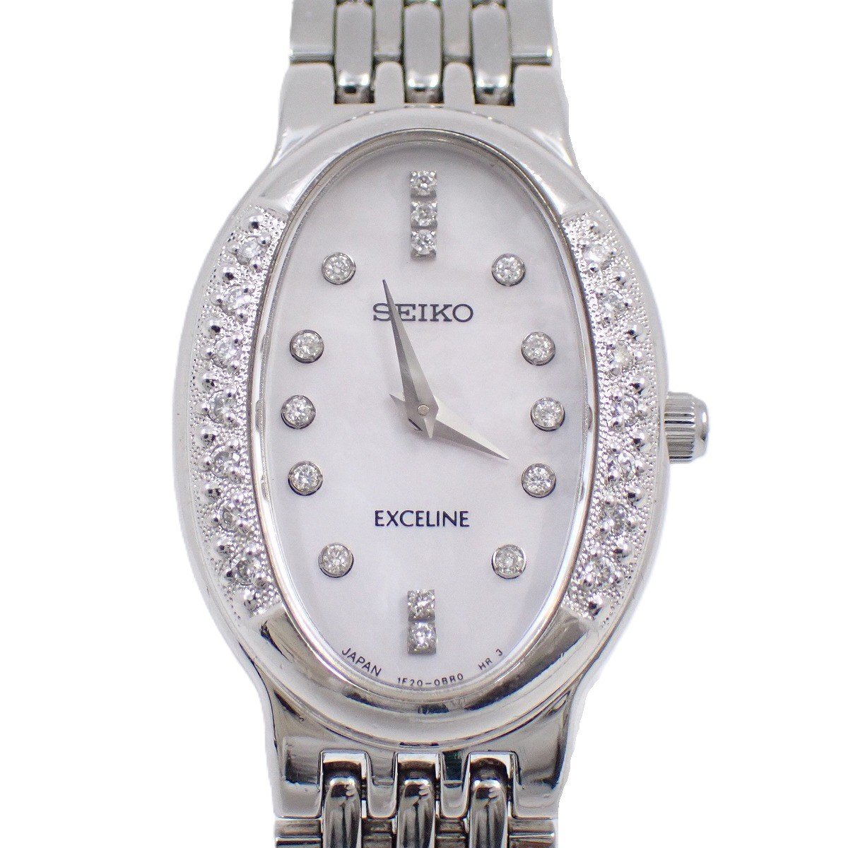 【電波ソーラー】極美品SEIKO EXCELINE 腕時計 9Pダイヤ シェル 2025年最新】Yahoo!オークション -セイコー エクセリーヌ ダイヤ