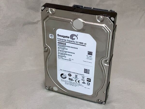 Seagate SATA 4TB 3.5インチ内蔵HDD ハードディスク 中古 使用時間 74716時間 「正常」 シーゲイト