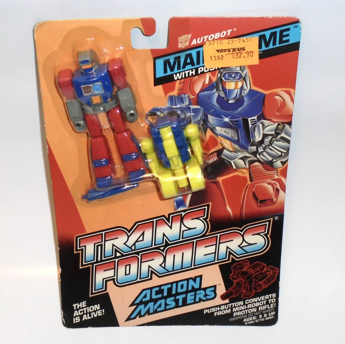 激レア トランスフォーマー アクションマスター デバステーター 1989年 G1 Yahoo!オークション -「アクションマスター」(G1