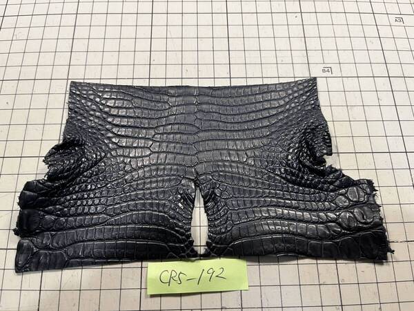 CR5-192★マットネイビー★最高級ポロサスクロコダイルレザークラフトはぎれクラッチポーチETCケースカードコインペンケース
