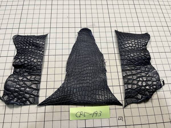 CR5-193★マットネイビー★最高級ポロサスクロコダイルレザークラフトはぎれクラッチポーチETCケースカードコインペンケース