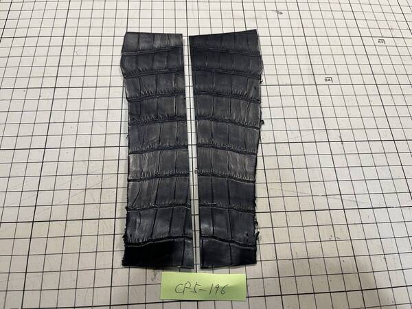 CR5-196★マットネイビー★最高級ポロサスクロコダイルレザークラフトはぎれクラッチポーチETCケースカードコインペンケース