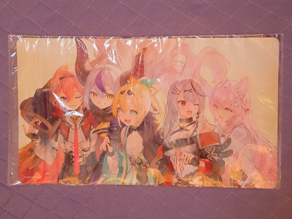 秘密結社holox 3周年記念 ラバーマット ホロライブ プレイマット hololive マウスパッド 正規品 送料無料