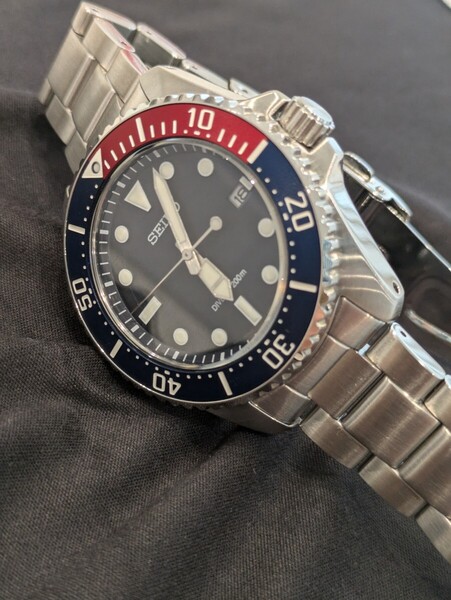 極上品! セイコー プロスペックス ダイバースキューバ ソーラー SEIKO SBDJ061 200m防水