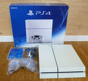 PS4 PlayStation4 グレイシャーホワイト CUH-1200AB02 コントローラー付き 中古 プレイステーション