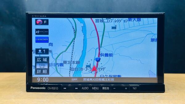 パナソニック Panasonic メモリーナビ CN-RS01D地図データ2014年チェックok CD DVD Bluetoothフルセグ HDMi USB