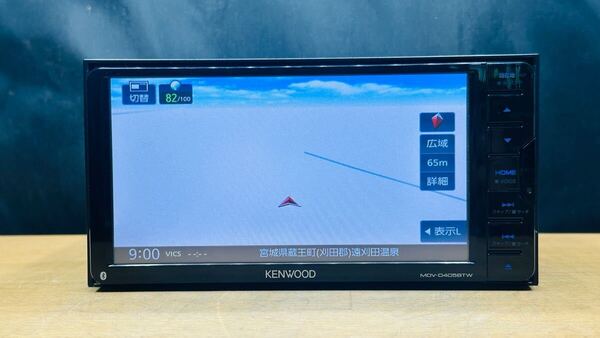 ケンウッドKENWOODメモリーナビMDV-D405BTWW地図データ2017年チェックok CD SD USB.ipod. AUX- ワンセグ Bluetooth