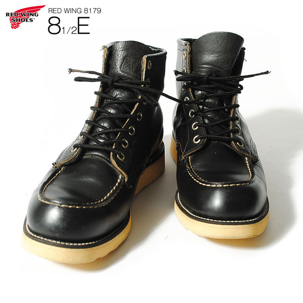 レッドウイング 8179 8 1/2 E アイリッシュセッター 刺繍羽タグ redwing 90年代 モックトゥ ブーツ アメリカ製 ヴィンテージ