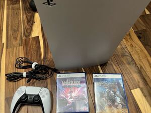 PlayStation5 (CFI-1100A01) ディスクドライブ型 軽量版 本体 +モンスターハンターワイルズ