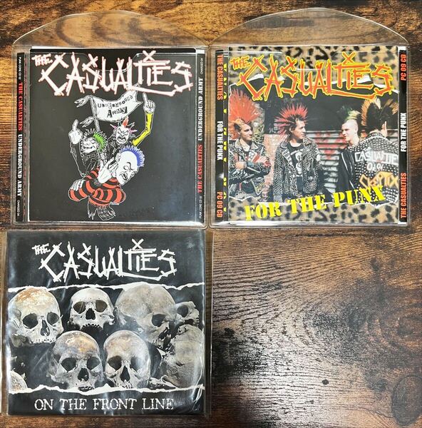 希少廃盤美品!The Casualties CDアルバム3枚セット