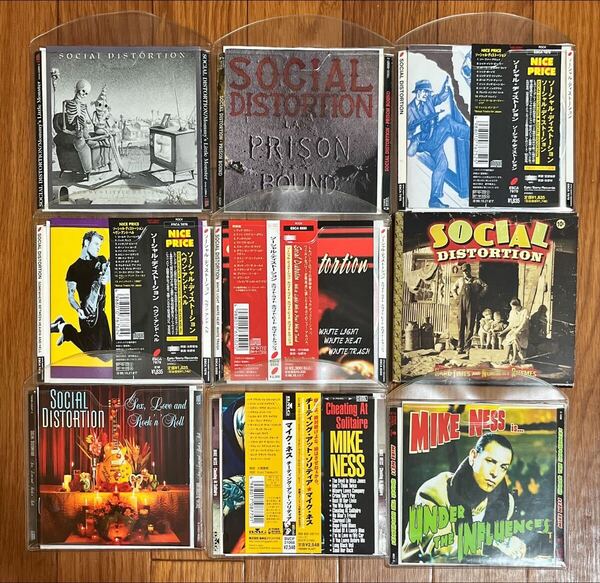 希少廃盤美品!Social Distortion CDアルバム9枚セット