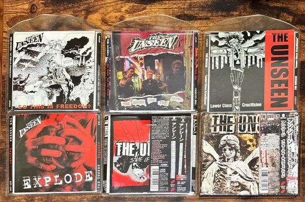 希少廃盤美品!THE UNSEEN CDアルバム6枚セット