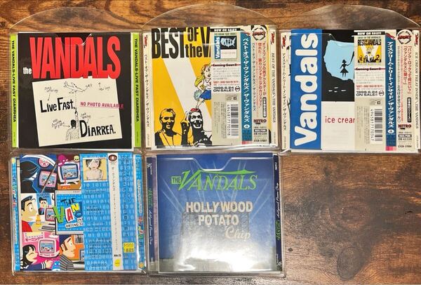 希少廃盤美品!The VANDALS !CDアルバム5枚セット