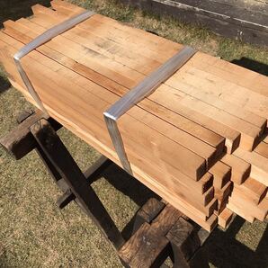 木曽ひのき角材 柾目 70~85cm×3.5cm程度×2.4cm程度 60本