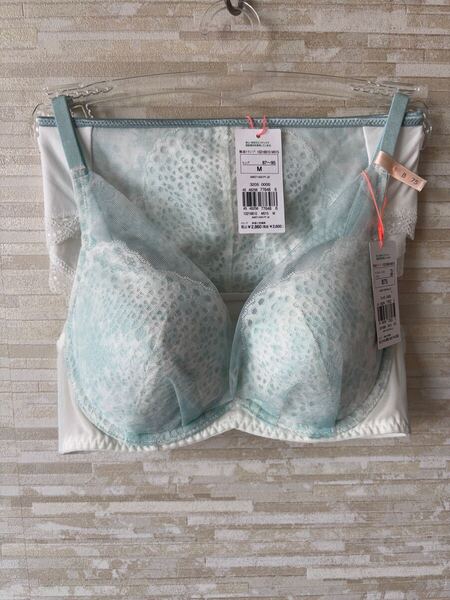 B75&M」トリンプ 夢みるブラ DeepV クール 海の波 ブラ&ショーツ