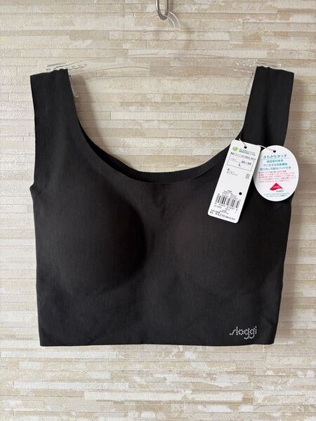 「L」トリンプ スロギー ゼロ フィール 綿混タイプ カップ付きハーフトップ