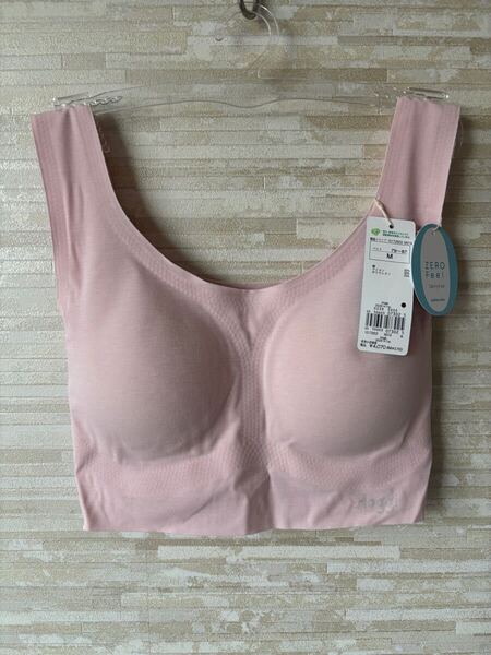 「M」トリンプ スロギー ゼロ フィール 綿混タイプ カップ付きハーフトップ