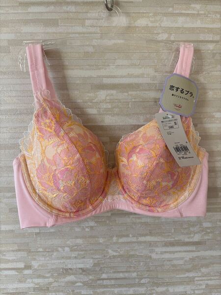 D80」トリンプ 恋するブラ(R)573 ソフトストレッチカップ 肩楽ブラジャー