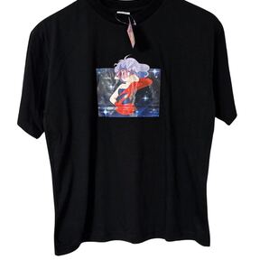 新品タグ付 クリィミーマミ Tシャツ 黒 魔法の天使 ONE SIZE アニメ NEW Creamy Mami T-shirt Black Anime Pierrot One