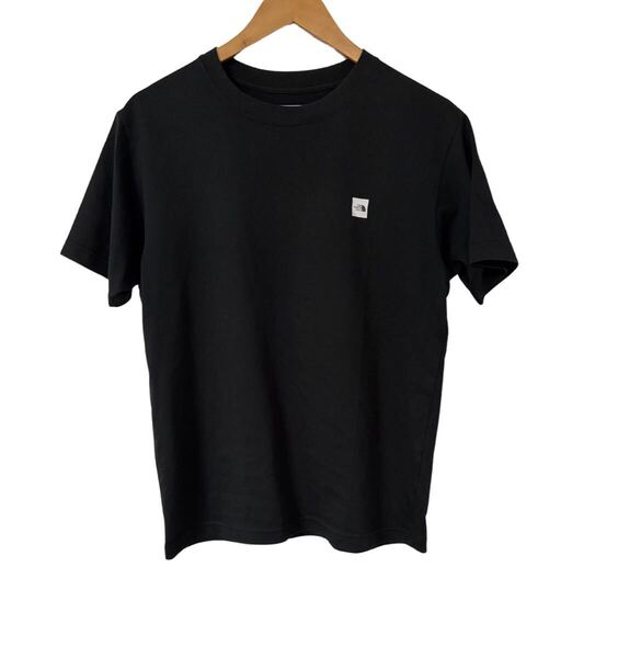 THE NORTH FACE スクエアロゴ Tシャツ 黒 L相当 綿100% シンプル 美品 Square Logo T-shirt Black L Cotton 100% Clean 半袖