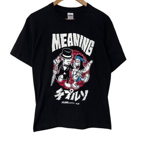 VERDY×MEANING チプルソ コラボTシャツ L ブラック Chiprusso Collab T-shirt L Black Vol.28 半袖 Tシャツ