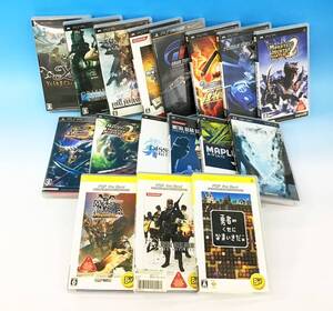 17本セット PSP ソフト イース Ⅰ&Ⅱ クロニクルズ/ファイナルファンタジー/モンスターハンター ゲームソフト 大量 まとめて
