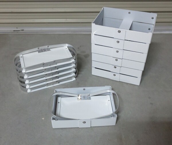 新くくり罠 弁当箱 踏み板 規制12㎝(小) 6組、予備枠1個 最大長を変更しました。
