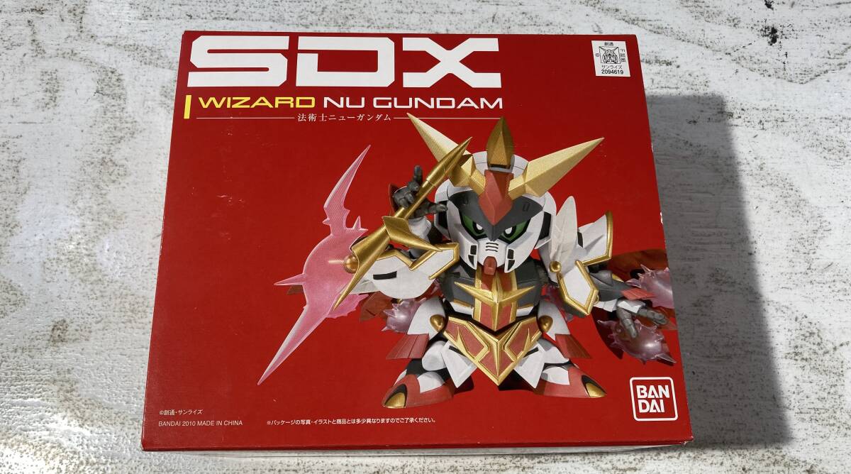 SDガンダム ガンダムクロス νガンダム 完品 シール未使用