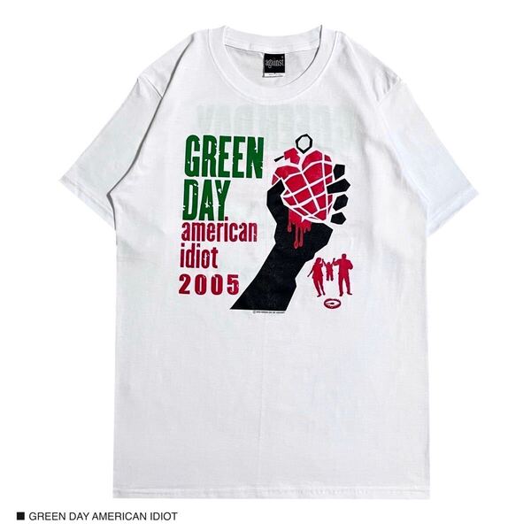 GREEN DAY グリーンデイ XLサイズ 半袖 Tシャツ ロック バンドT ホワイト