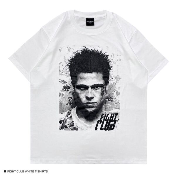 FIGHT CLUB ファイトクラブ ブラッドピット M 半袖 Tシャツ 映画 ムービーT