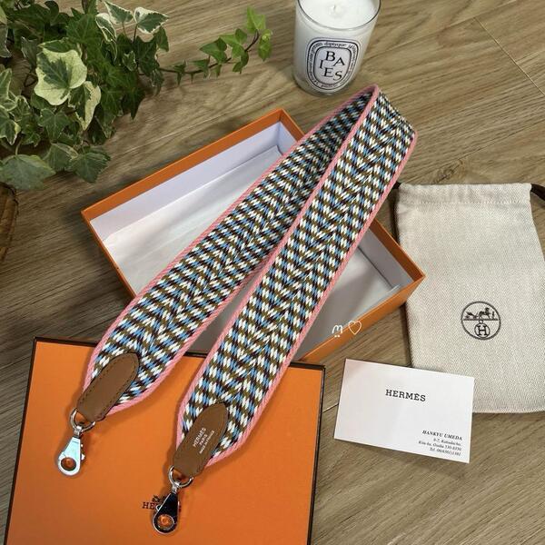 送料無料 エルメス バンドリエール サングルジグザグ ショルダーストラップ HERMES Bandouliere Sangle Zigzag 50mm