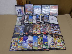 A5179-065♪【送料未定・2個口】ジャンク品 PS2ソフト ドラゴンボール、龍が如く、ウイイレ 他 大量 まとめ売り