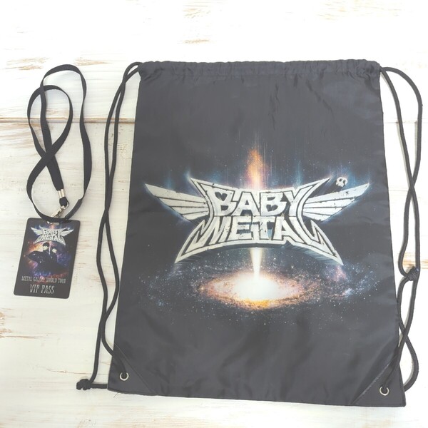 レア 非売品☆BABYMETAL 2020EUツアー VIP GIFT ナップサック ラミネート2点セット ベビーメタル