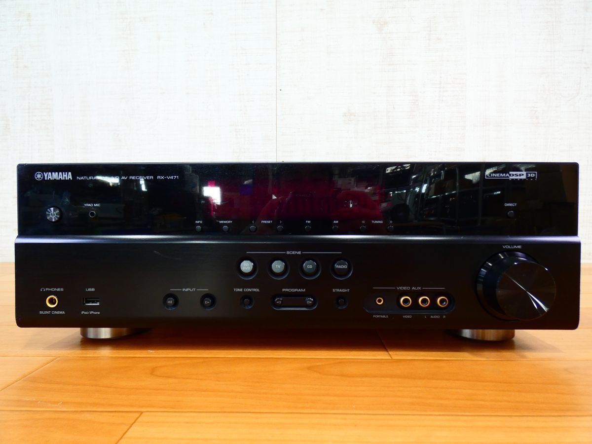 【中古・完動品】ヤマハ AVアンプ RX-V471 Yahoo!オークション -「yamaha rx-v471」の落札相場・落札価格