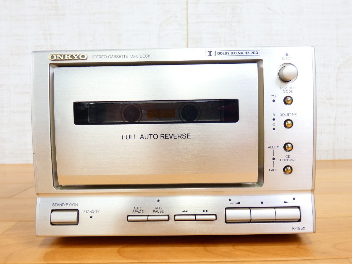 稲荷演歌太郎オンキョーステレオカセットデッキ ジャンク機 Yahoo!オークション -「onkyo k-185」(カセットデッキ