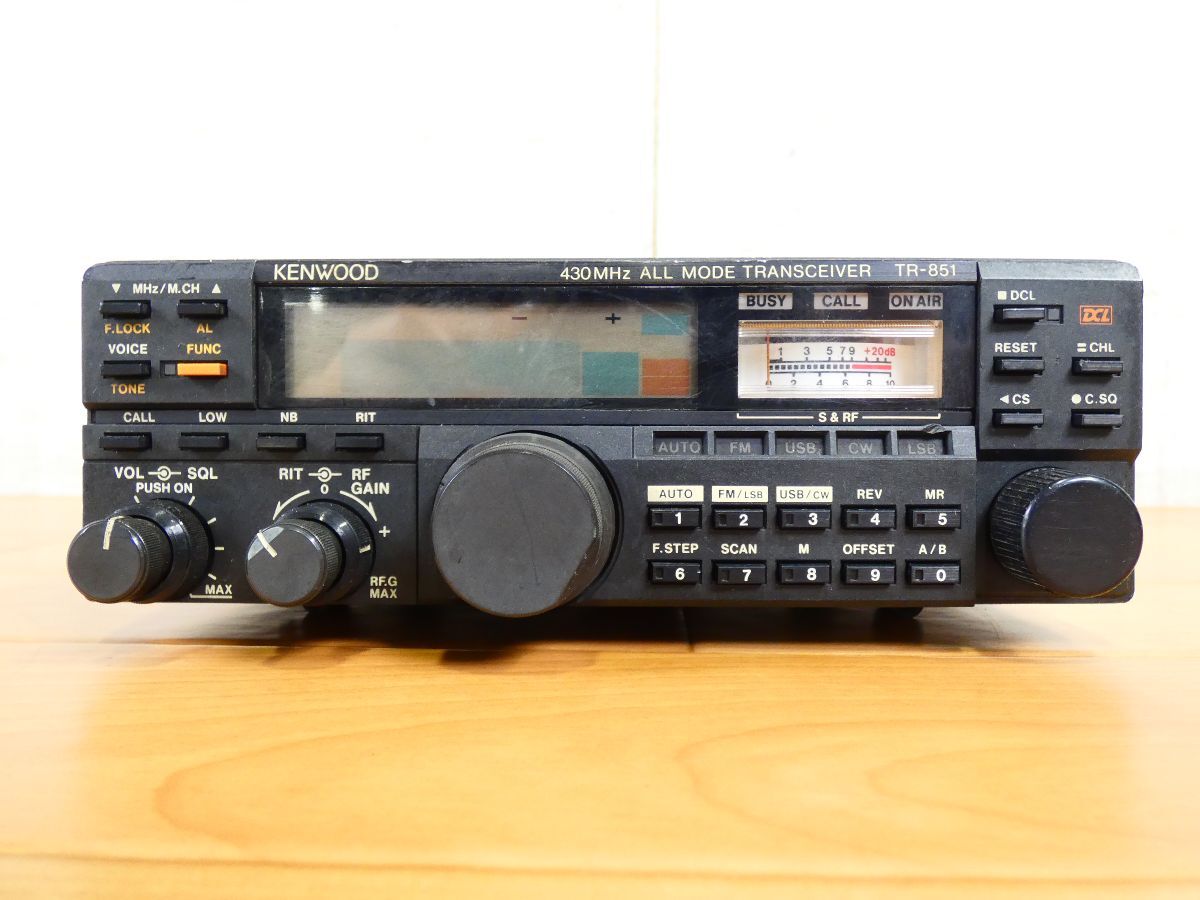 kenwood TR-851D 430Mhz SSB-FM トランシーバー kenwood TR-851 430Mhz SSB-FM トランシーバー KENWOOD TR-851D